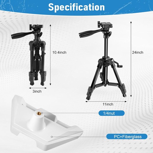 Tripod mount with - with, 1/4